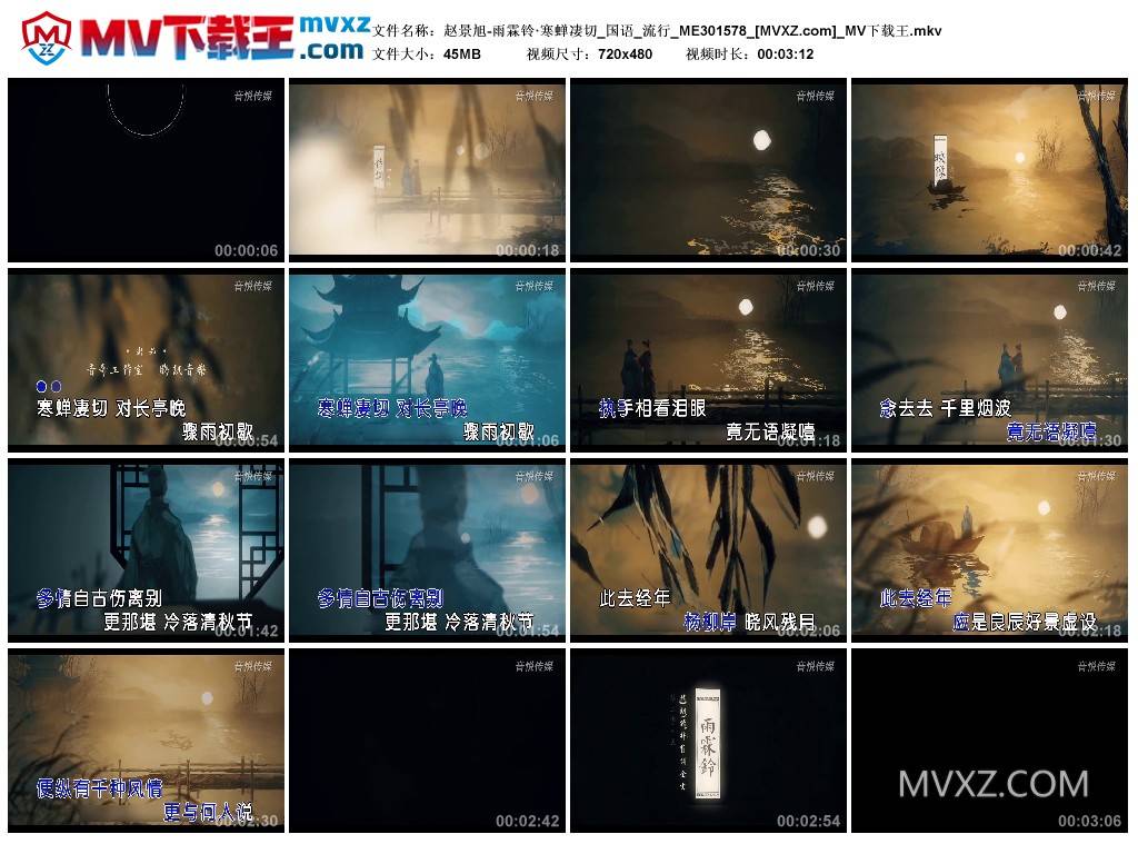 赵景旭-雨霖铃·寒蝉凄切_国语_流行_ME301578